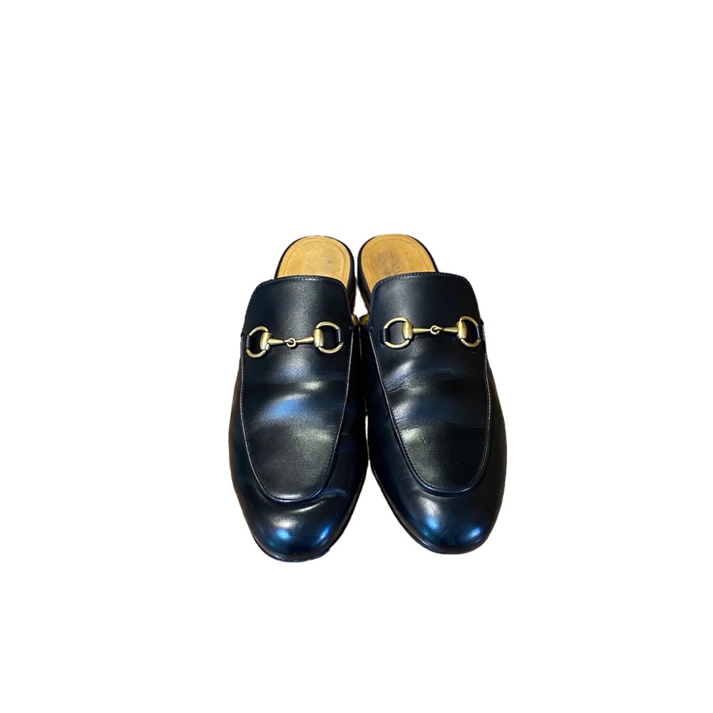 Gucci Princetown Black Leather Mules - Picture 3 of 10